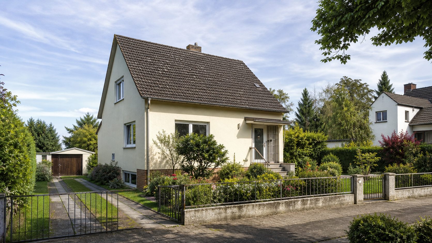 Abbruchhaus mit Grundstück und Garten